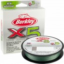 BERKLEY X5 BRAID TRESSE  150mt  low-vis green