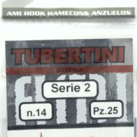 TUBERTINI háčik serie 2 rosso 25ks/bal.