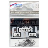 TUBERTINI háčik serie 27 black chrome 25/bal.