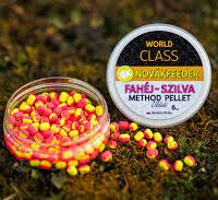 NOVÁK WORLD CLASS METHOD PELLET Oldódó 6mm Škorica-Slivka